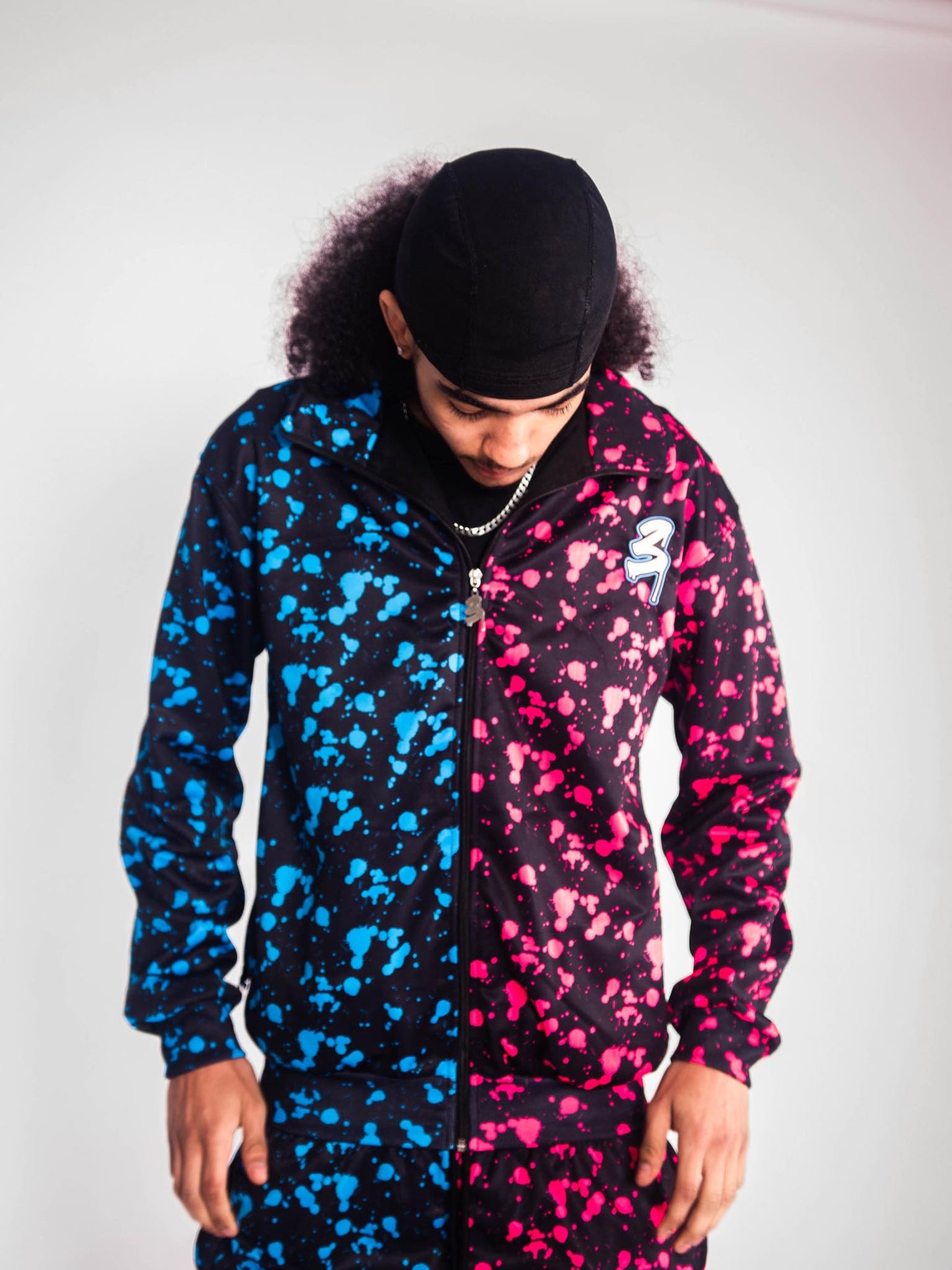 3SAUCE’s Sauc3 Splash Black Tracksuit