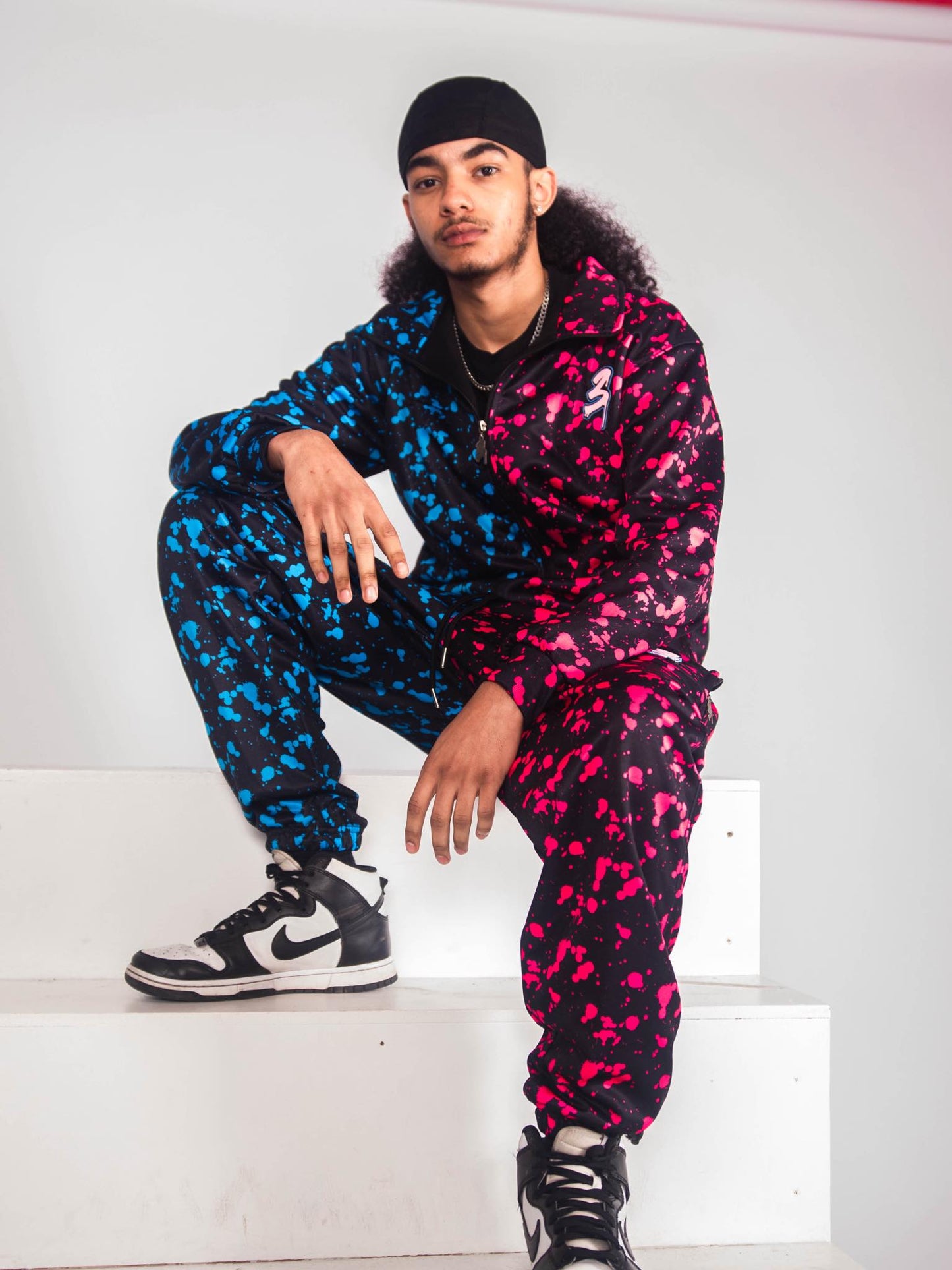 3SAUCE’s Sauc3 Splash Black Tracksuit