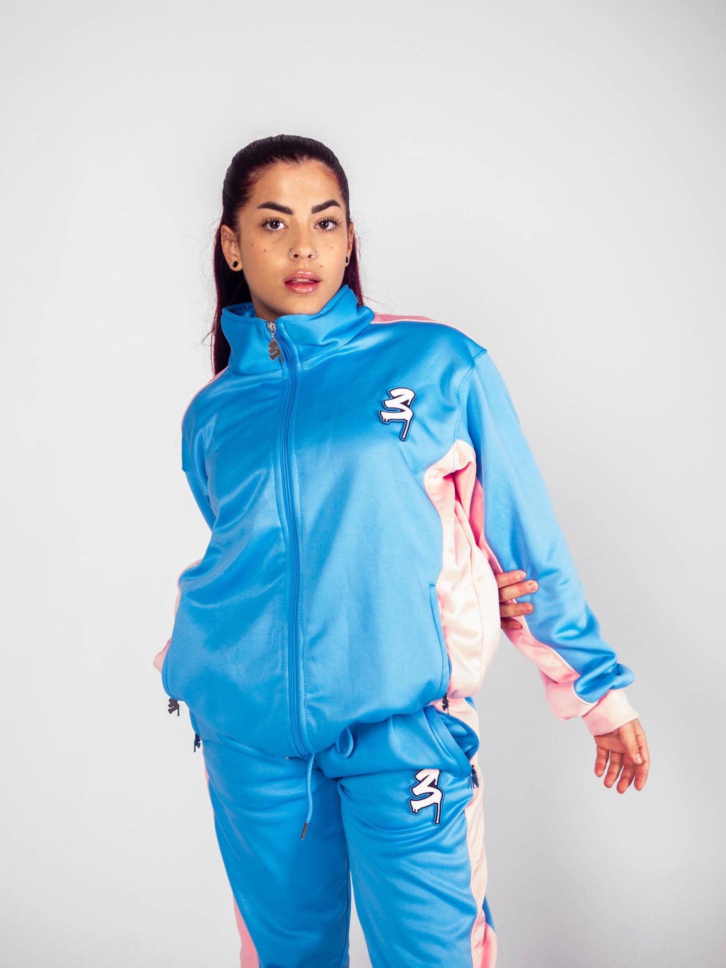 3SAUCE’s bubbl3gum blu3 tracksuit