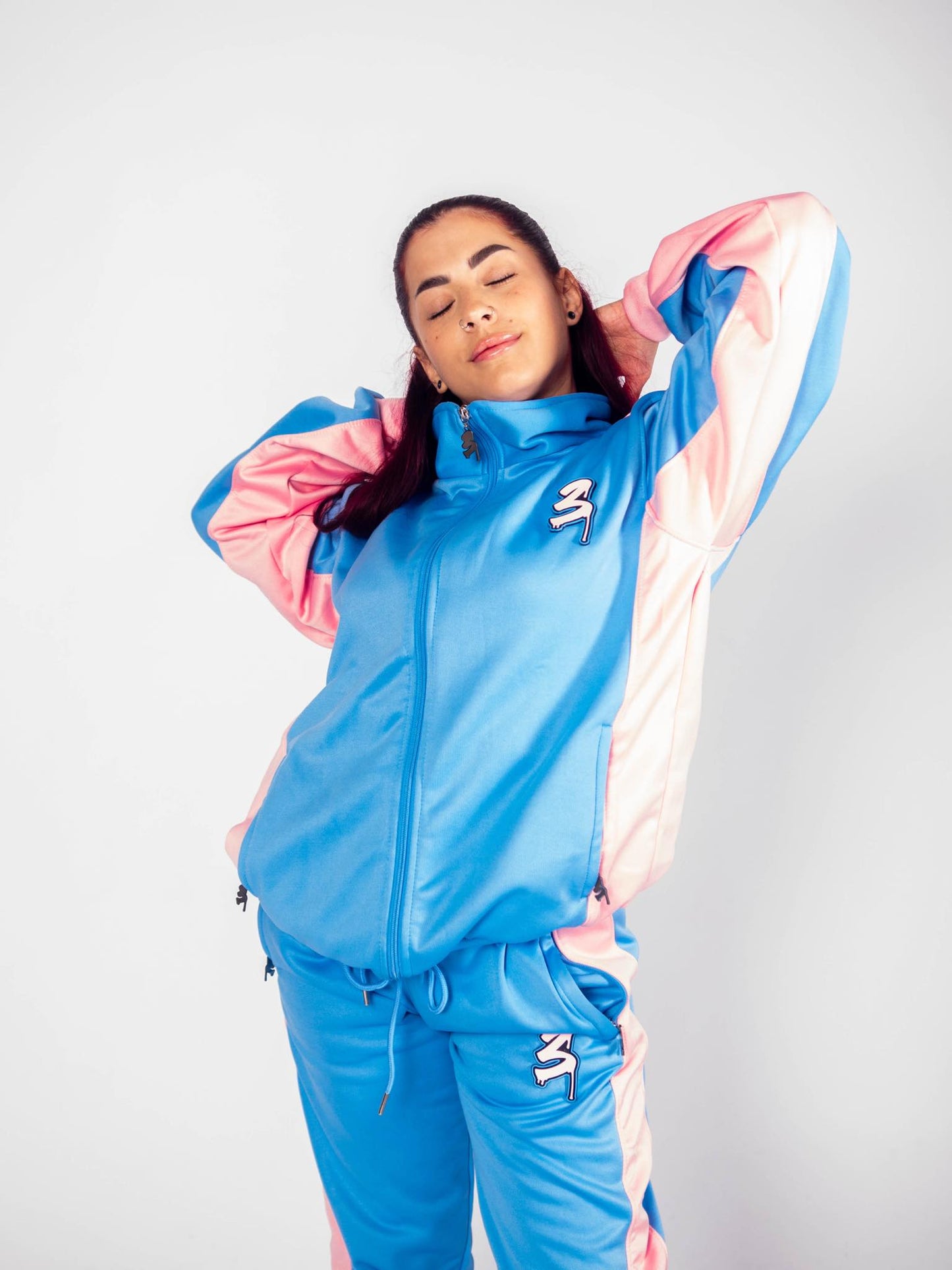 3SAUCE’s bubbl3gum blu3 tracksuit